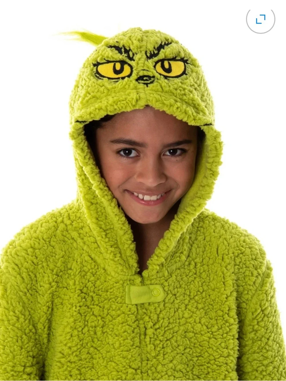 Kids Grinch Halloween Costume Size 10